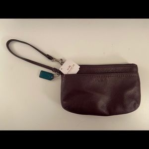 Coach medium wristlet- NEW